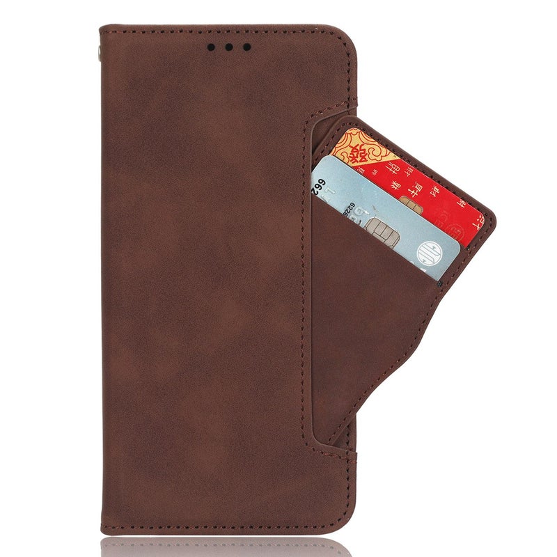 erorex For ZTE Blade A36 4G  Feel Calf Texture Card Slots Leather Phone Case(Brown) - Image 5