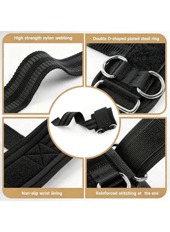 Wrist Straps for Weightlifting, Gym Lifting Straps with D Rings for Cable Machine,Weight Lifting Wrist Wraps for Men Women - Image 5
