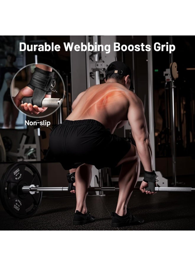 Wrist Straps for Weightlifting, Gym Lifting Straps with D Rings for Cable Machine,Weight Lifting Wrist Wraps for Men Women - Image 3