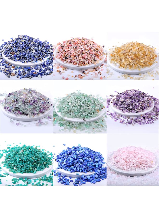 Gemstones Colorful 3-5MM 20G 50G 100G Mixed Natural Gravel Chip Beads Irregular Energy Gem Stone Beads for Fish Tank Bonsai Decoration (Color : Shell Beads, Item Diameter : 100G)  - Image 2