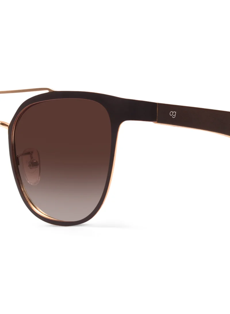 Woggles Coco Polarized Square Wooden Sunglasses |Men & Women|100% UV Protection