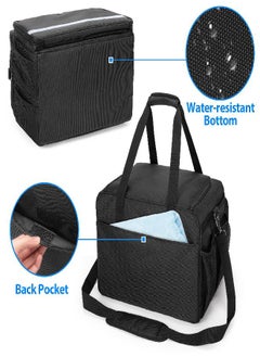 samdew samdew Large Detailing Bag, Detail Organizer for Auto Detailing Supplies Storage, Car Cleaning Caddy for Vehicle Wash Tools, Car Care Box for Detailing Bottles, Towel, Buffer and More, Bag Only  - Image 2