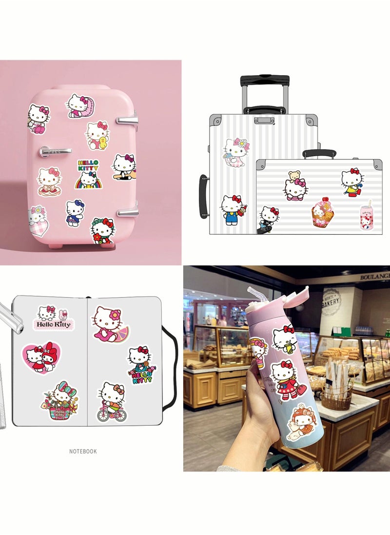 50-Piece Hello Kitty Waterproof Stickers