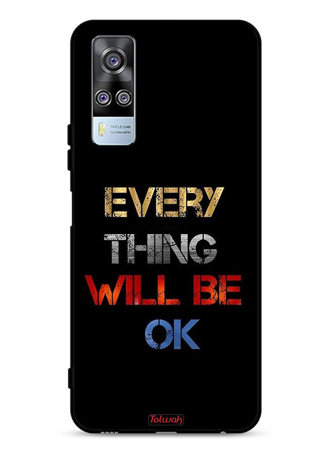 Tolwak vivo Y53s 4G Protective Case Cover Everything Will Be Ok - Image 1