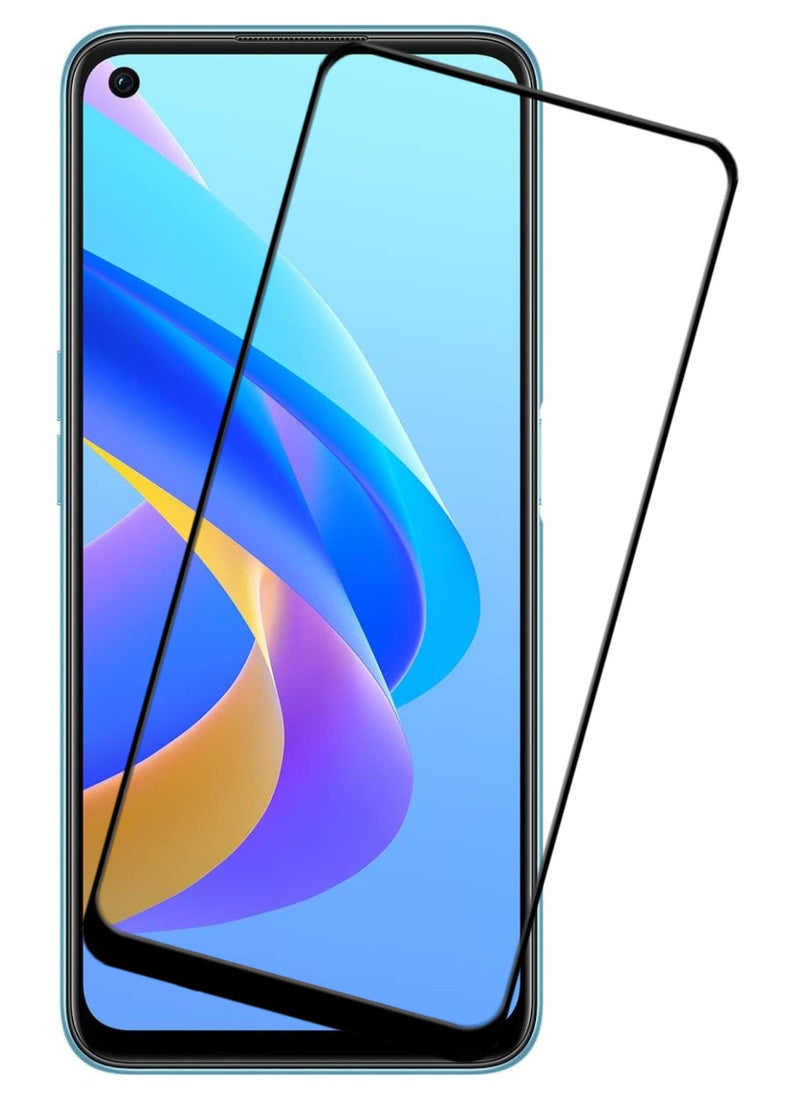 ACLIX Antistatic ESD Dustproof Premium Quality High Definition Tempered Glass Screen Protector Designed For Oppo A76 - Image 1