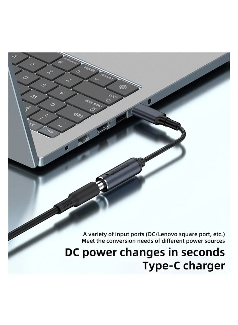 Terabyte محول شحن كمبيوتر لينوفو بيغ سكوير أنثوي إلى USB-C / نوع-C ذكري 100 واط - Image 3