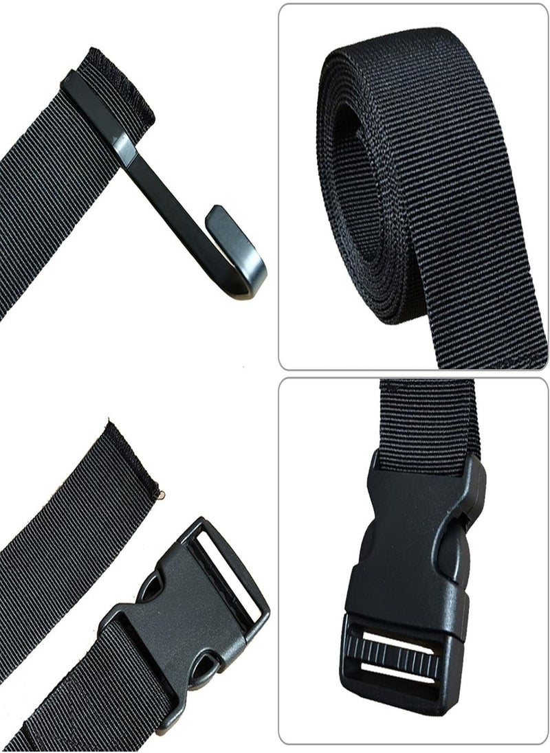 Gear Hanger | Bow Hangers for Tree Stand Multi-Hook Tree Stand Accessories for Hunting,Treestand Straps Holder with 4 Hooks for Saddle, Quiver, Backpack, Water Bottle