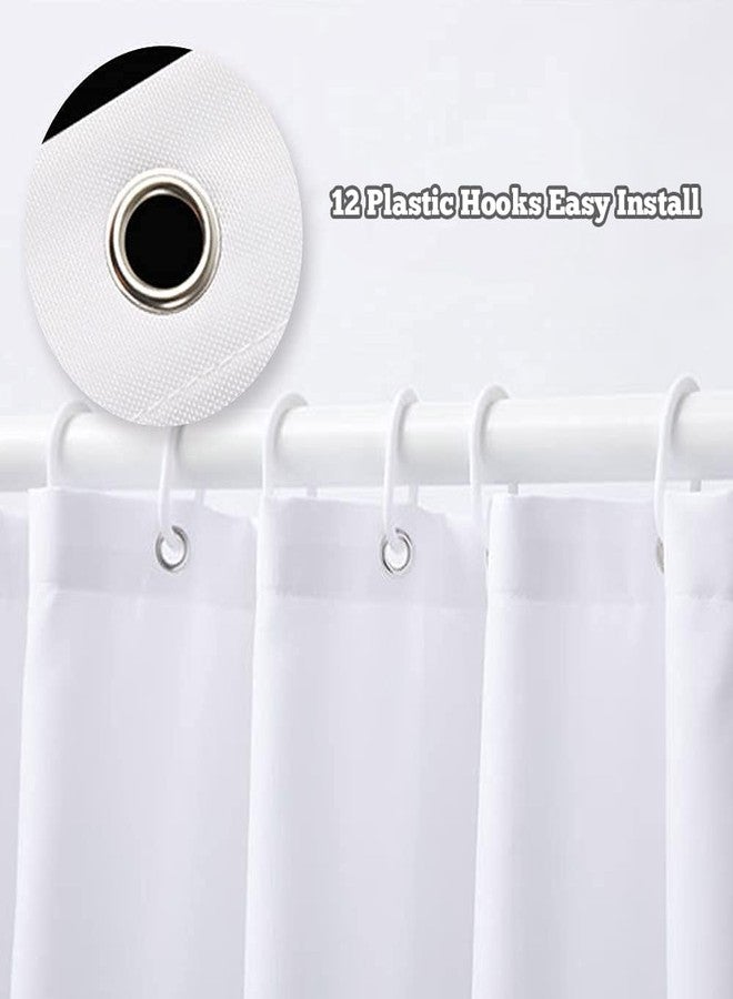 MESHELLY White Black Girl Shower Curtain 60Wx72H Modern Grey Silver Not Glittle African American Fashion Dress Diamond Luxury Bathroom Curtain Elegant Bathroom Accessories Decor Fabric with 12 Hooks - Image 5