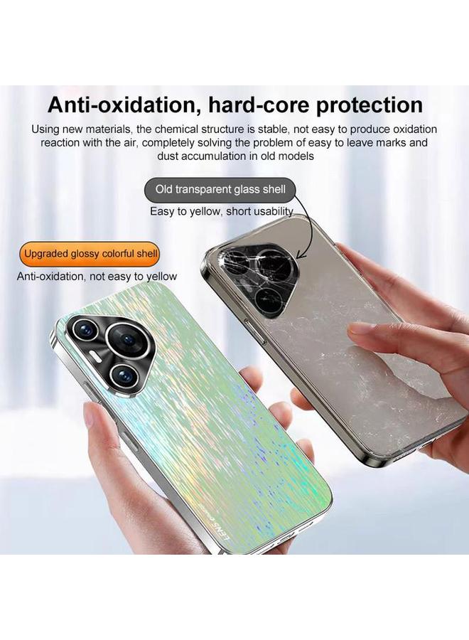 Green Tiger Case For Huawei Pura 70 Dazzling Acrylic Shockproof Phone Case - Image 3