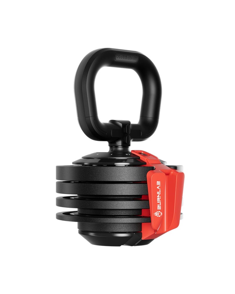 Burnlab Adjustable Kettlebell with Different Weight Levels from 2-40 lbs. Perfect for Abs, Arms, Legs, (Adjustable kettlebell 12kg) - Image 1