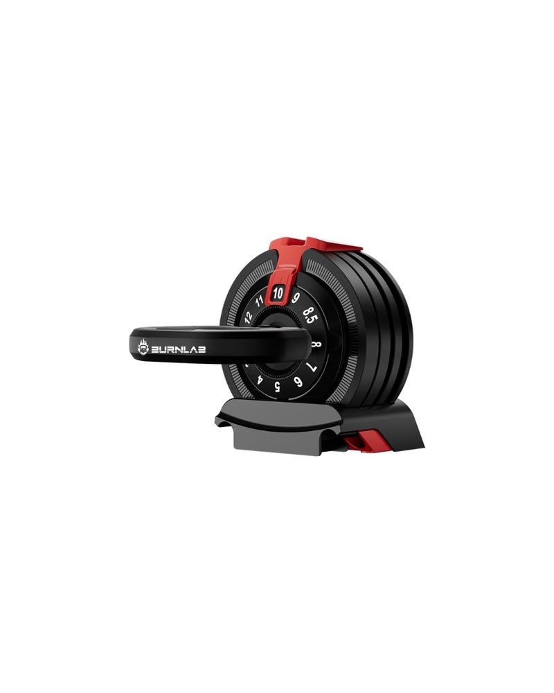 Burnlab Adjustable Kettlebell with Different Weight Levels from 2-40 lbs. Perfect for Abs, Arms, Legs, (Adjustable kettlebell 12kg) - Image 5