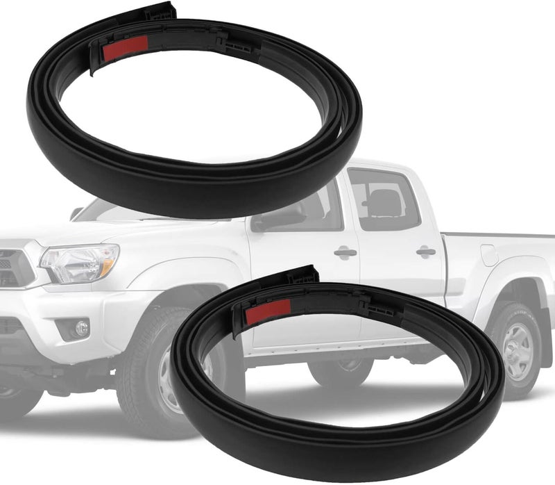 BSNOVT 2pcs Roof Molding Drip Rubber Weatherstrips for Toyota Tacoma Double CAB 2005-2015 - Image 1