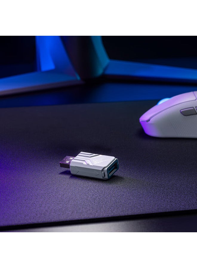 ROG Rog Booster Return Rate Accelerator Up To 8k Return Rate Reduce Latency Improve Accuracy Compatible With Multiple Rog Keyboards/mice White  - Image 2