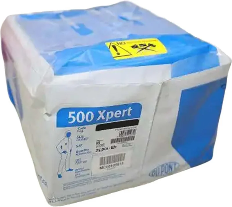 دوبونت Tyvek 500 Xpert En 14126 Overalls 25 Pieces S Size
