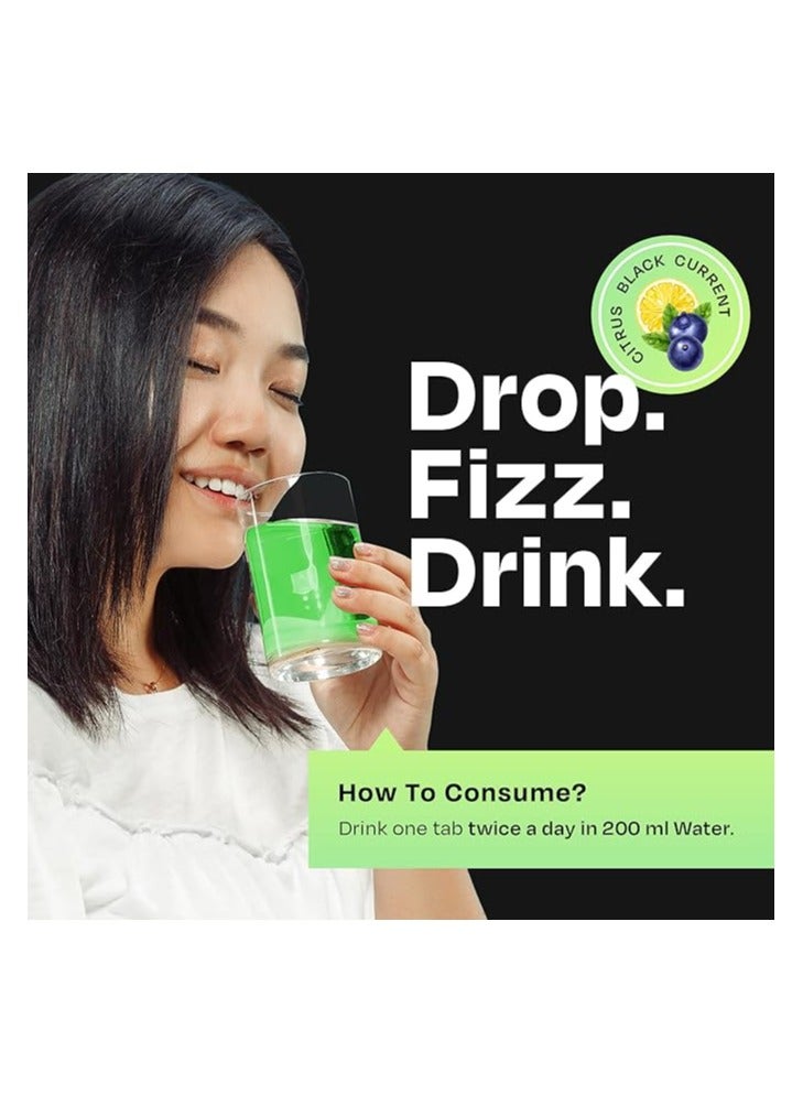 Auric Liver Detox Effervescent | 240 Tablets Fizzy Water with 10 Ayurvedic Herbs | Clinically Researched Therapeutic Ingredients | Drop, Dissolve, Fizz, Drink - Image 5