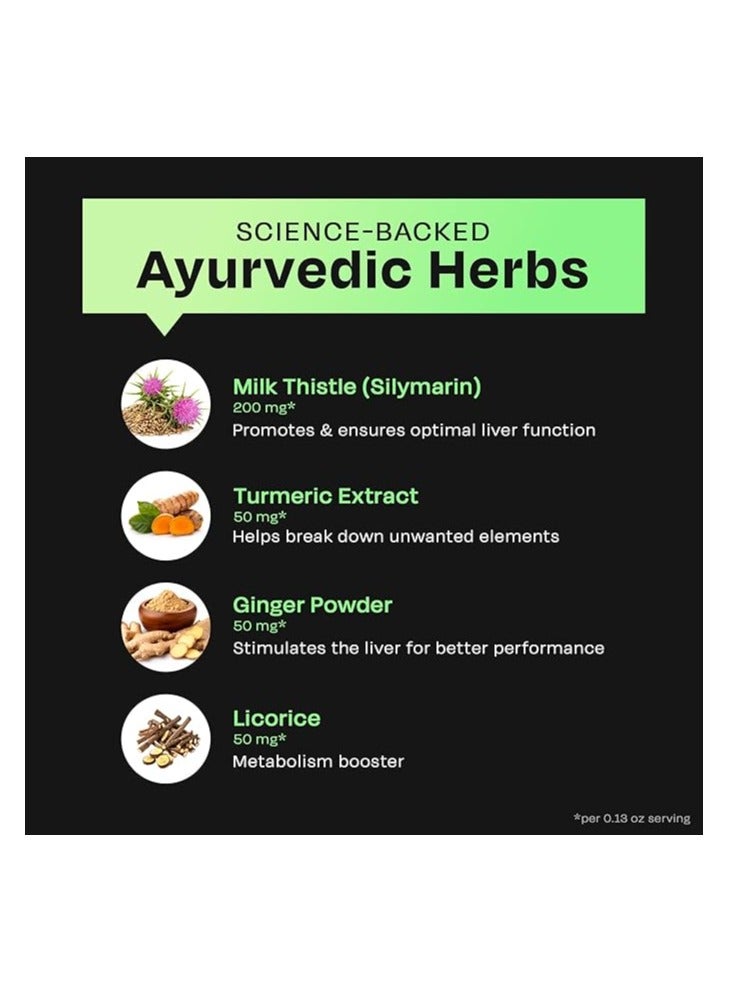 Auric Liver Detox Effervescent | 240 Tablets Fizzy Water with 10 Ayurvedic Herbs | Clinically Researched Therapeutic Ingredients | Drop, Dissolve, Fizz, Drink - Image 3