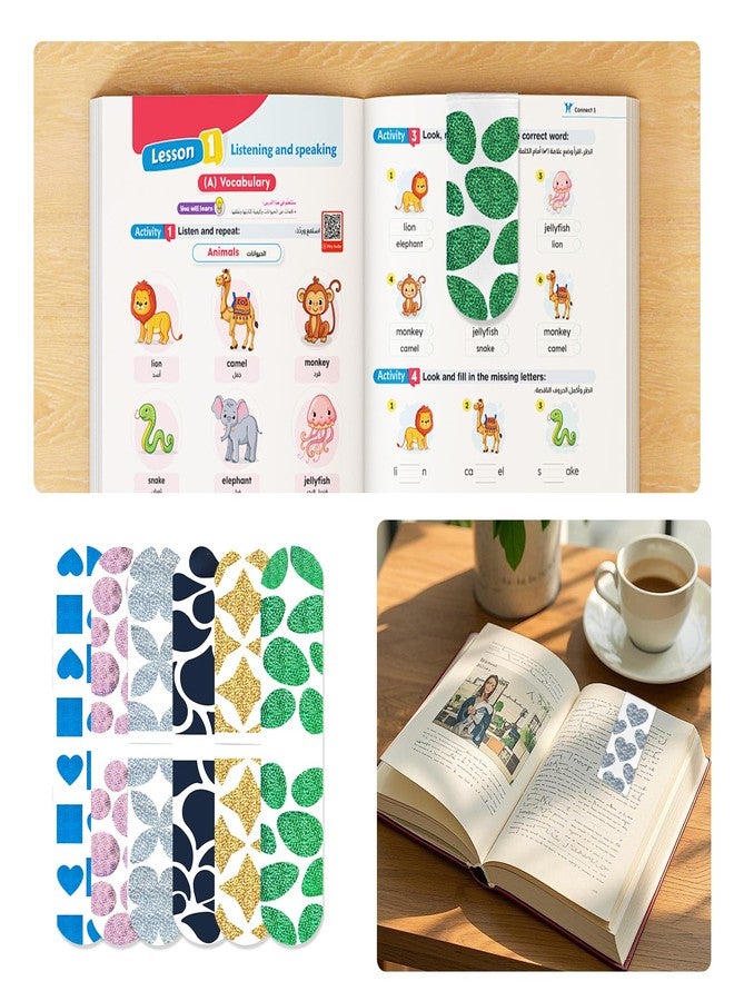 ilauke Bookmark Making Kit 12 Styles DIY Book Marks for Reading Kids Blank Bookmarks to Decorate - Magnetic Bookmarks for Students Teachers Reading - Image 4