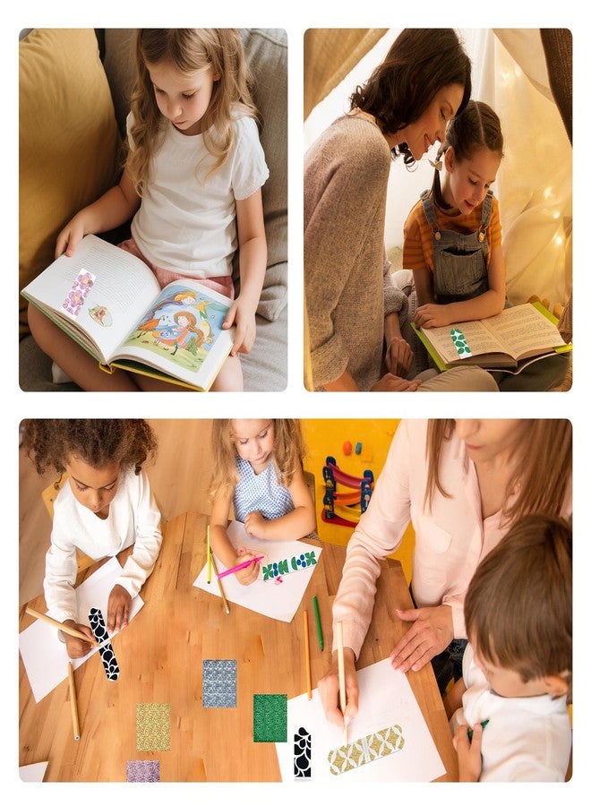 ilauke Bookmark Making Kit 12 Styles DIY Book Marks for Reading Kids Blank Bookmarks to Decorate - Magnetic Bookmarks for Students Teachers Reading - Image 5