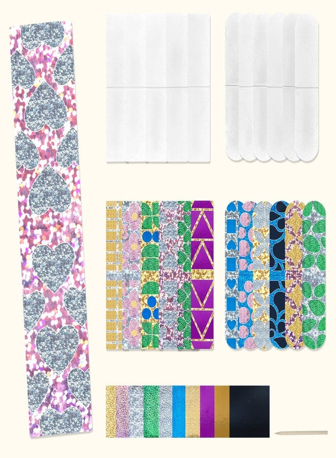 ilauke Bookmark Making Kit 12 Styles DIY Book Marks for Reading Kids Blank Bookmarks to Decorate - Magnetic Bookmarks for Students Teachers Reading - Image 1