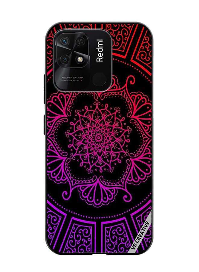 VR CREATIVE Protective Case Cover For Xiaomi Redmi 10C Mandala Design Multicolour - Image 1