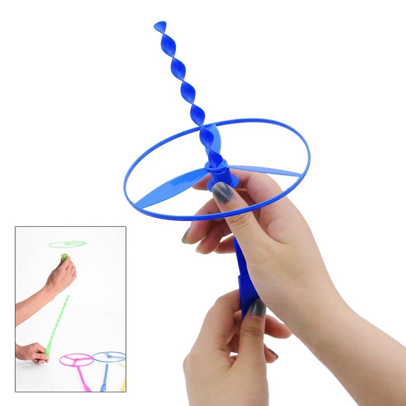 POPLAY 40 Sets Outdoor Toys Flying Discs, Disc Flyer with Launchers for Party Favors, Classroom Prizes, Goodie Bags Stuffers for Kids - Image 4