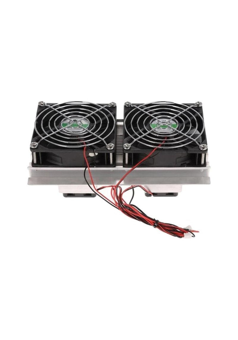 Semiconductor refrigeration sheet 12v electronic refrigerator, radiator small air conditioner refrigerator cooling module - Image 1