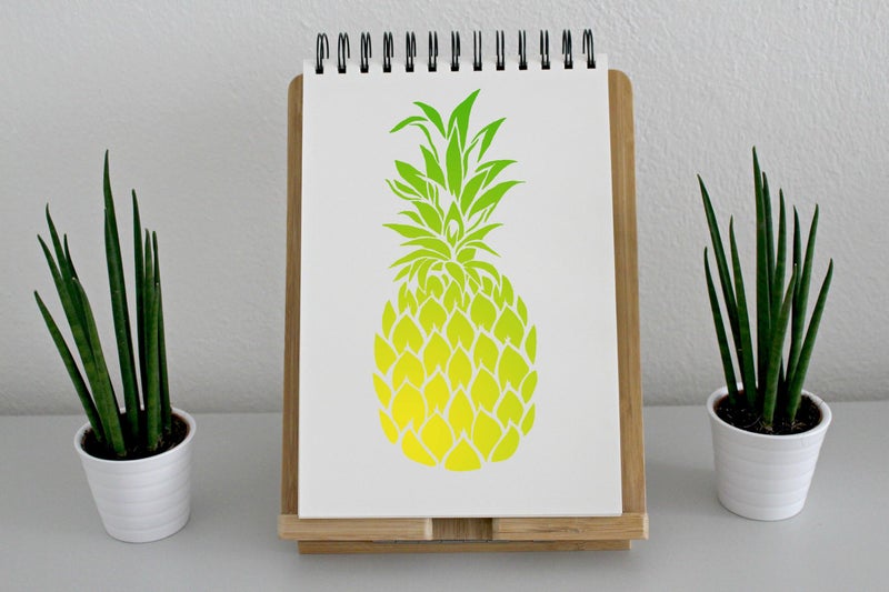 Lionx Reusable Pineapple Stencil for Walls and Crafts - Laser-Cut on Food-Safe Mylar - Limitless Possibilities for DIY Projects LIONX - Image 3
