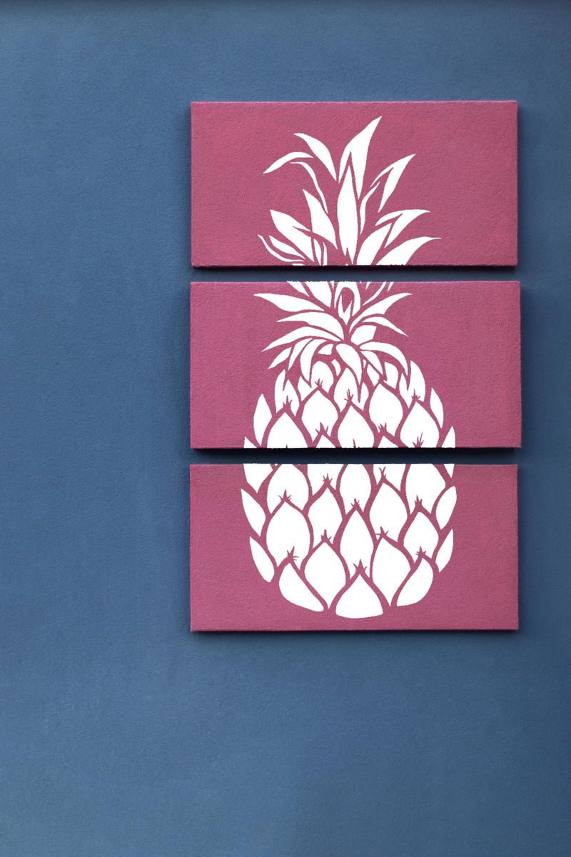 Lionx Reusable Pineapple Stencil for Walls and Crafts - Laser-Cut on Food-Safe Mylar - Limitless Possibilities for DIY Projects LIONX - Image 4