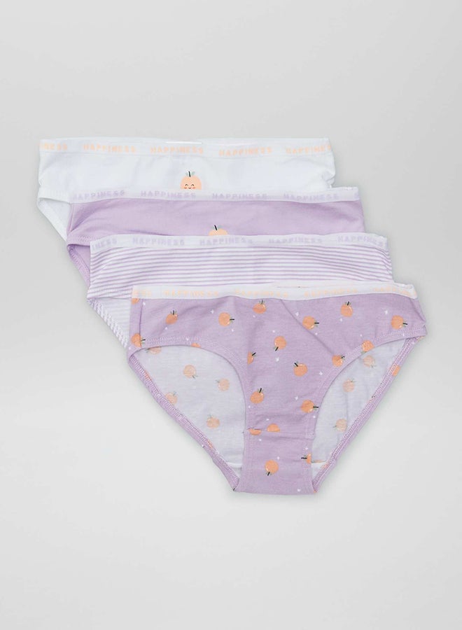 Kiabi Pack of 4 pairs of printed briefs  - Image 1