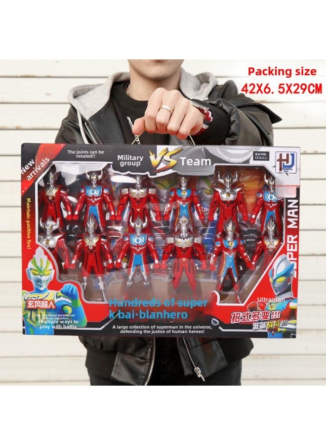 Genuine Licensed Varieties Superman Set Deja Jade Sailor Galaxy Armored Teja Alpha Boy Toy-Color:5 B Set Gift Box  - Image 2