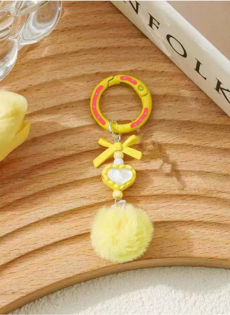 LABUBU LABUBU keychain, car keychain, bag decoration buckle 