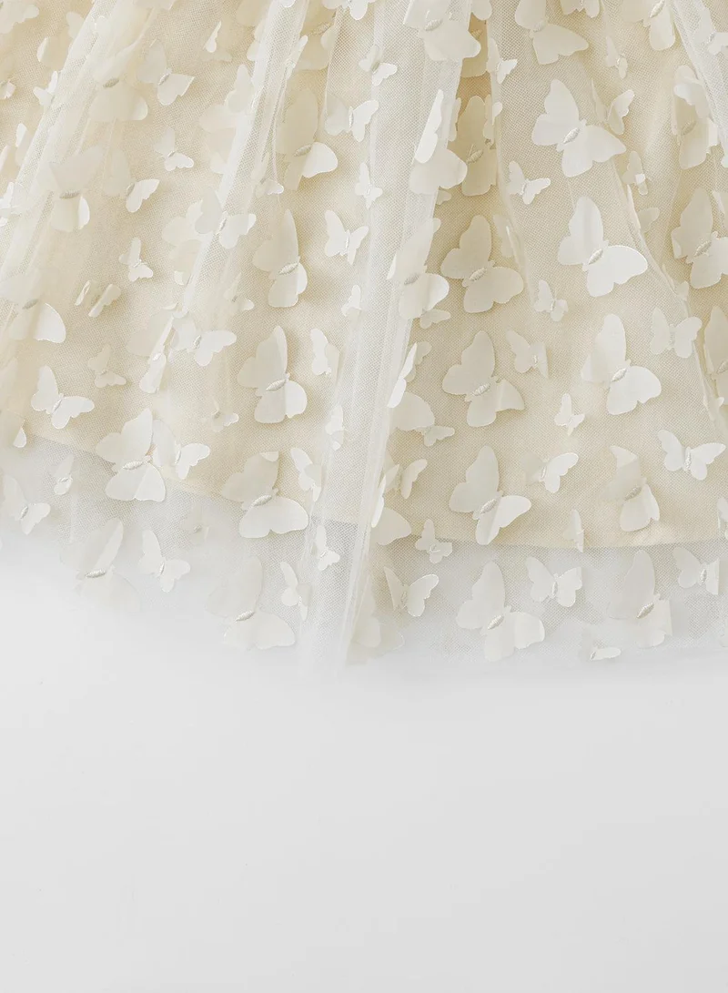Yoehyaul Butterfly Tulle Dress