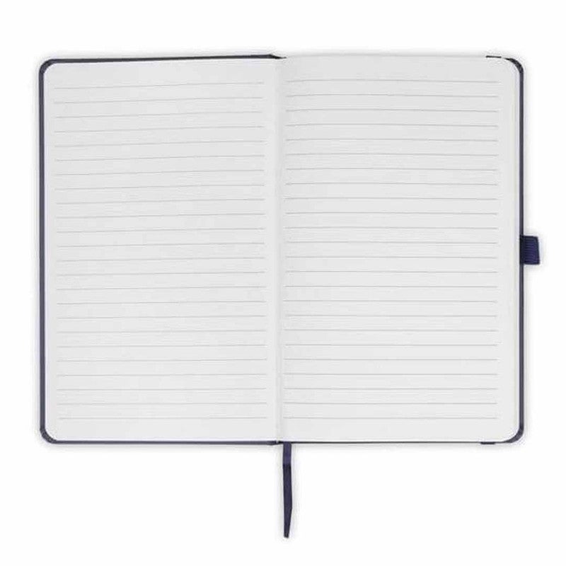 Santhome BARON Expanded A5 Hard Cover Notebook|288 Pages Premium Ruled Journal with Pen Loop, Paper Pocket & Elastic Closure|Smooth 80gsm Cream-White Paper|Professional Writing Diary for Work & Study - Image 3