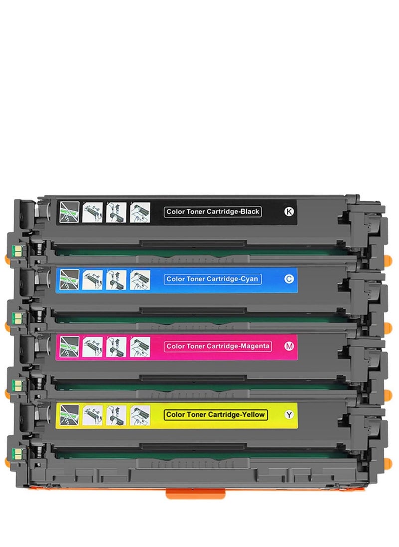 ماركة غير محددة - حبر 117A متوافق مع حبر  اتش بي 117A W2070A W2071A W2072A W2073A طابعه ليزر ملونه MFP 178nwg 179fwg/fnw 150A/nw 178nw W2070A W2071A W2072A W2073A (أسود، سماوي، أرجواني، أصفر) - Image 1
