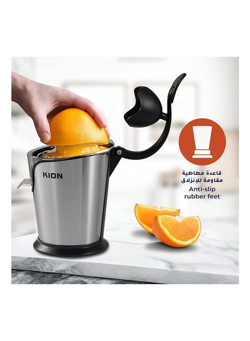 Kiyon Citrus Juicer | Steel | 3 Sizes Of Fruits | 100 W KHD/7009 - Image 4