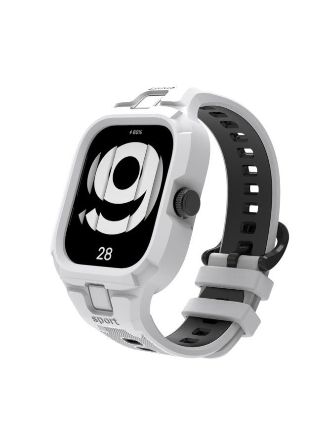 Loquat Redmi Watch 4 Strap Fashion Sport Single Color Two-Tone One Strap-Color:Dynamic Orange - Image 3