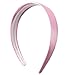 MDSTYLE Headband for Women and Girls - 1 inch Hairband - Hair Accessories, Hard Headbands, Satin Hairbands (Pink, 1 inch) - Image 2