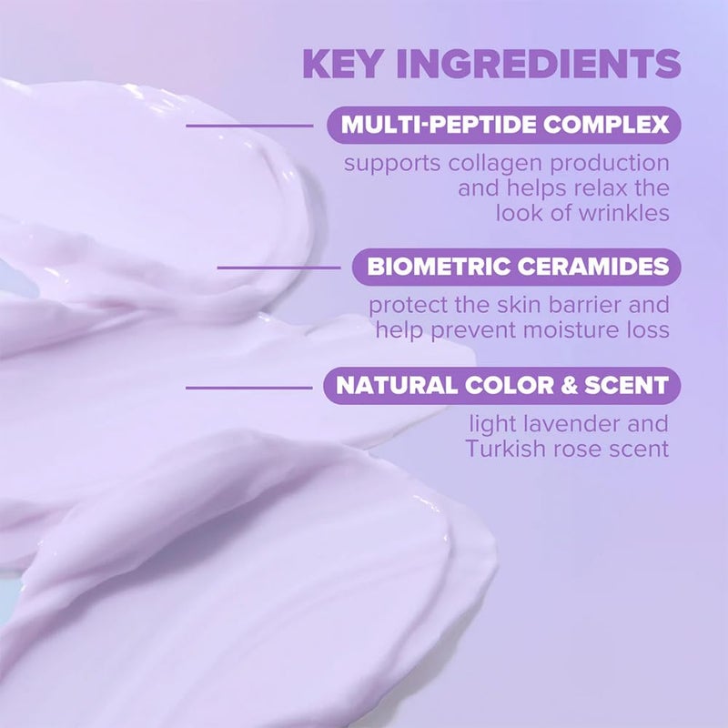 ClarityRx Better With Age Multi-Peptide Anti-Aging Facial Moisturizer, Natural Lifting & Tightening Face Cream, Plant Based, Cruelty Free, Paraben Free (1.7 oz) - Image 3