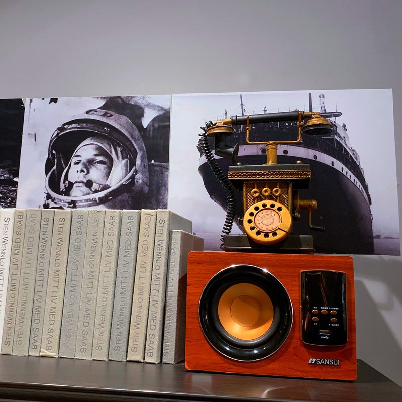 VANLAXY Creative Retro Decorative Phone Model Telephone Coin Bank Money Saving Antique Phone Figurine Cafe Bar Window Decor Model Home Desk Decoration - Image 4
