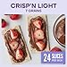 Wasa Crispn Light 7 Grains Crispbread 49 oz Pack of 4 Crackers NonGMO Ingredients 7 Grain Blend 20 Calories per Slice - Image 4