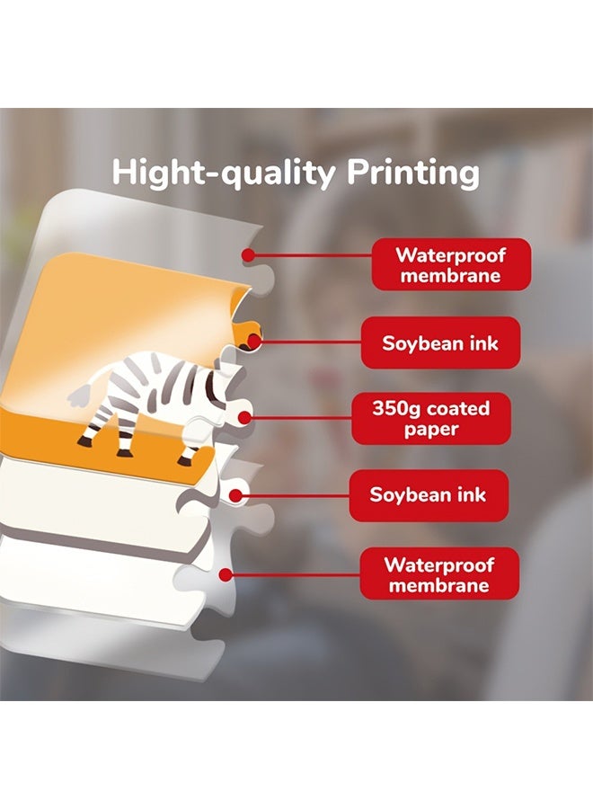 16Pcs Animal Matching Puzzles for Kids Self-Correcting Puzzles Sets Head and Tails Correction Montessori Birthday Gifts for Learning Educational Activity - Image 3