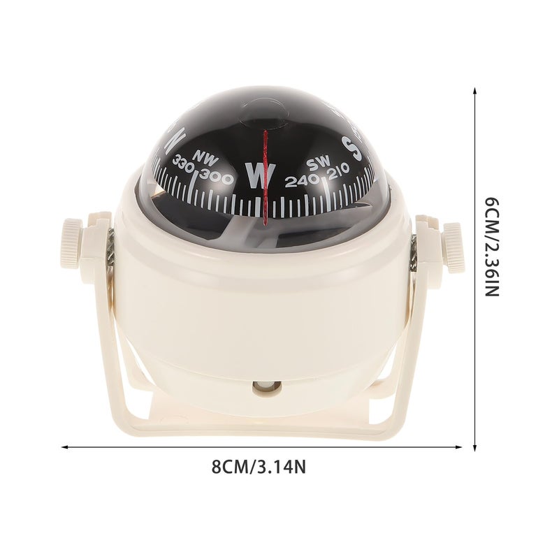 Cabilock Car Compass Ball Marine Dashboard Compass for Vehicle Boat Outdoor Navigation - Image 3