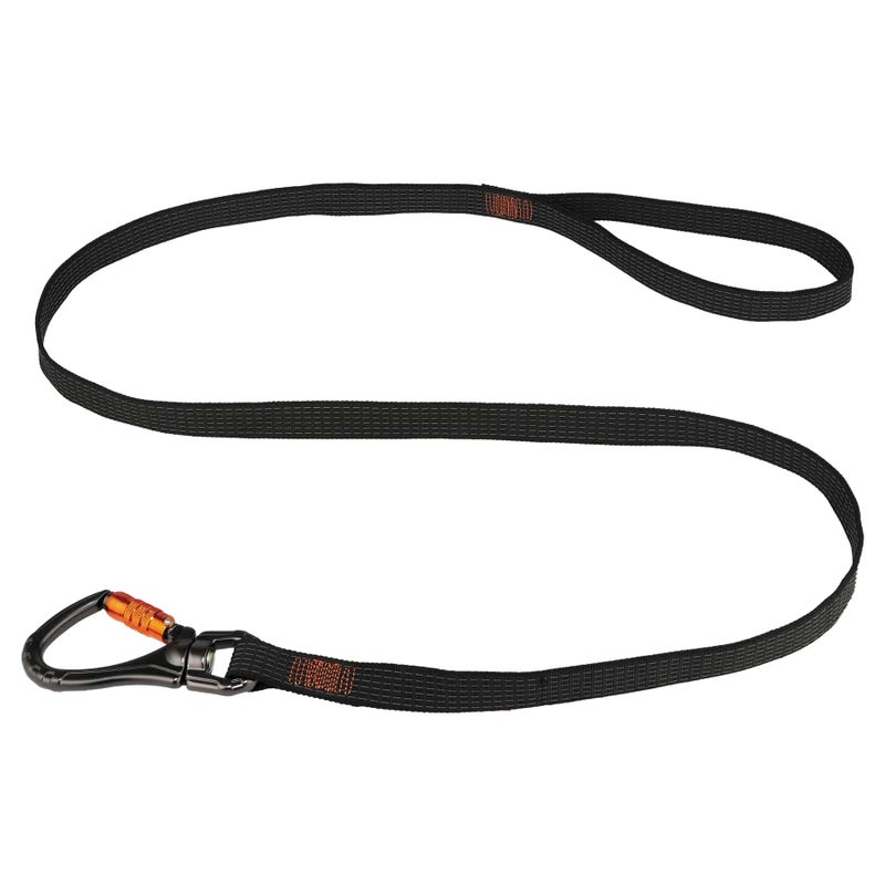 Ergodyne Tool Lanyard for Heavy Tools DoubleLocking Carabiner Tool Weight Capacity 40 lbs Ergodyne Squids 3129Black