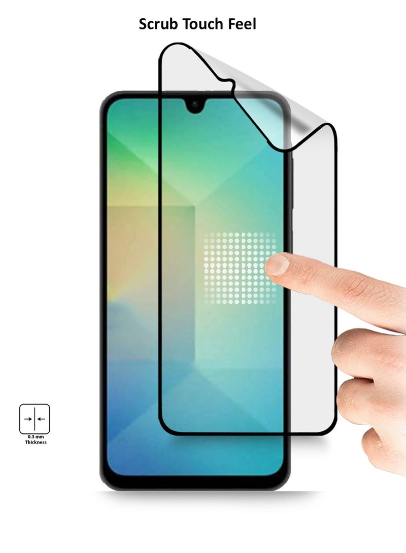Techie 9D Matte Ceramic Screen Protector Film for Samsung Galaxy A16 / 26 / A17  – Smooth Feel Anti Fingerprint Bubble Free - Image 2