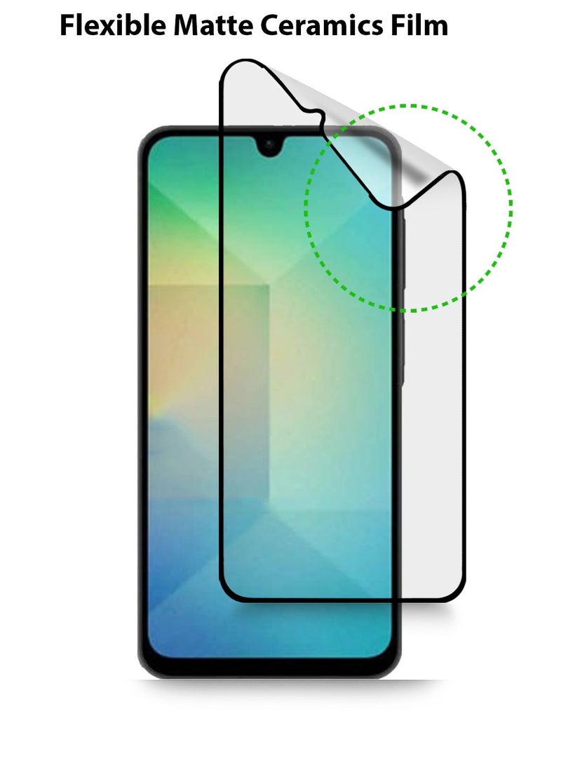 Techie 9D Matte Ceramic Screen Protector Film for Samsung Galaxy A16 / 26 / A17  – Smooth Feel Anti Fingerprint Bubble Free - Image 3
