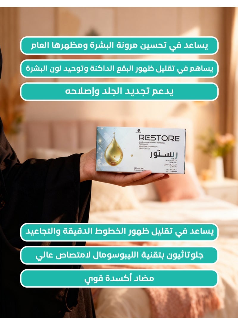 curesupport Restore - Innovative Liposomal Glutathione, Powerful Antioxidant for Skin Lightening, Anti-Aging and Detoxification - Image 3