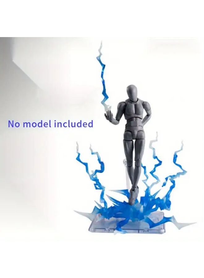 ABS Green Lightning Effect Stand for Action Figures Models Kit - Image 4