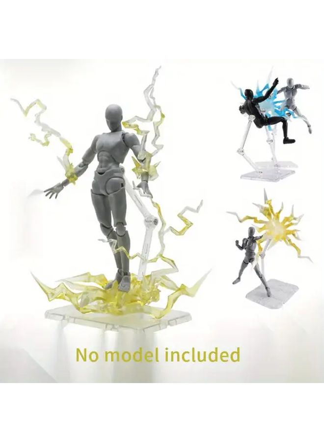 ABS Green Lightning Effect Stand for Action Figures Models Kit - Image 1