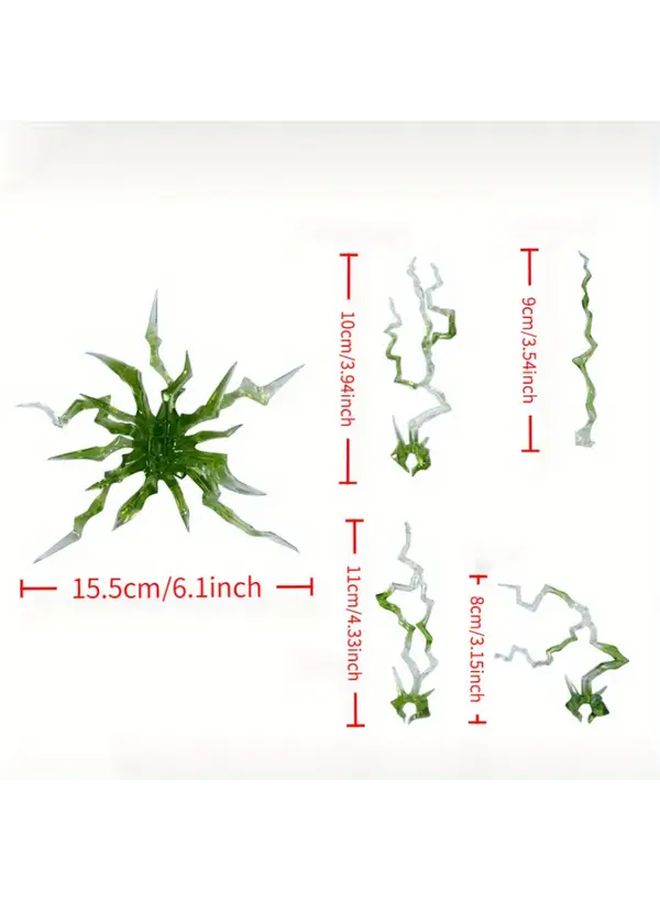 ABS Green Lightning Effect Stand for Action Figures Models Kit - Image 2
