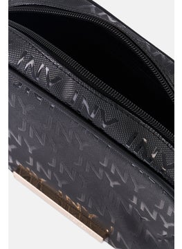 Jones New York Women Brand Logo Cross Body Bag 21 L x 14 H x 6 W cm, Black  - Image 4